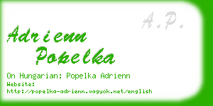 adrienn popelka business card